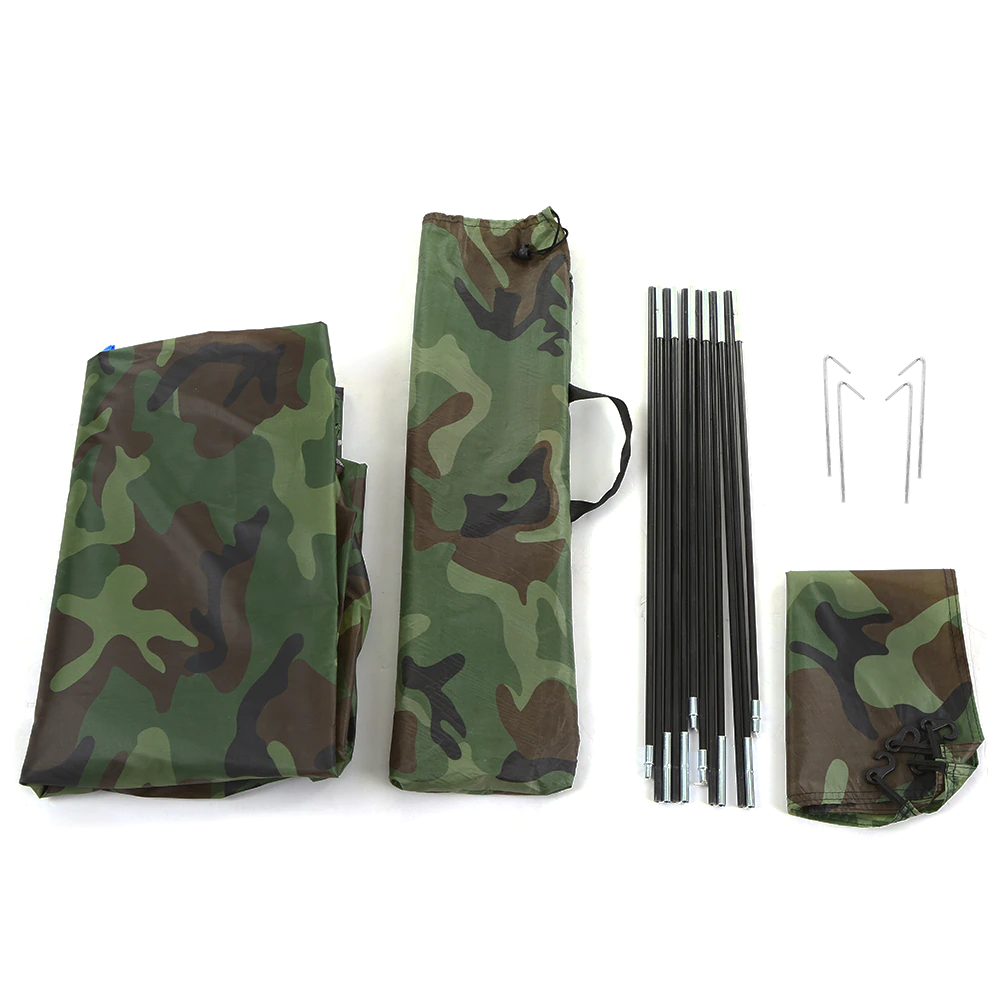Cheap Goat Tents Camping Tent For 2 Person Single Layer Outdoor Portable Camouflage Beach Tents Outdoor Camping Accessories Zelt Outdoor Tents 